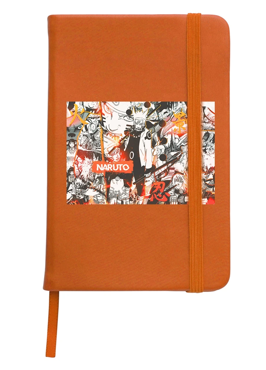 Блокнот А5 Наруто (Naruto) Помаранчевий (92228-3110-OG) MobiPrint (257324878)
