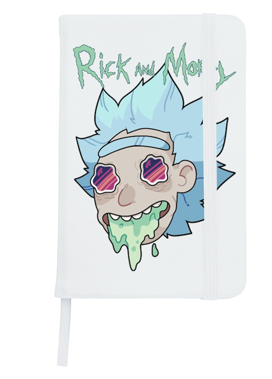 Блокнот А5 Морті Сміт Рік та Морті (Morty Smith Rick and Morty) Білий (92228-2945-WT) MobiPrint (257322677)