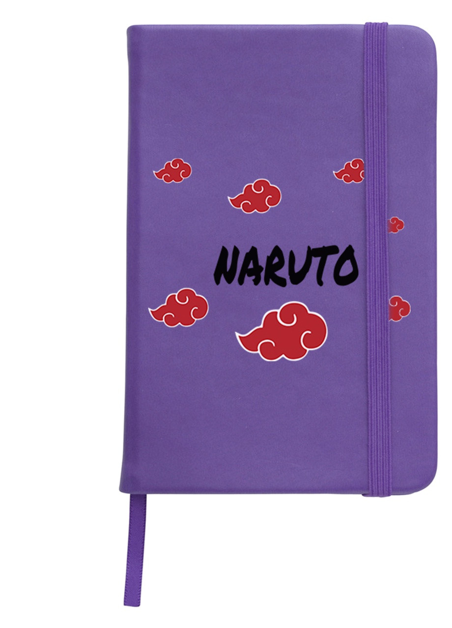 Блокнот А5 Облако Акацуки Наруто ( Akatsuki Naruto) Фиолетовый (92228-3053-PU) MobiPrint (257328757)