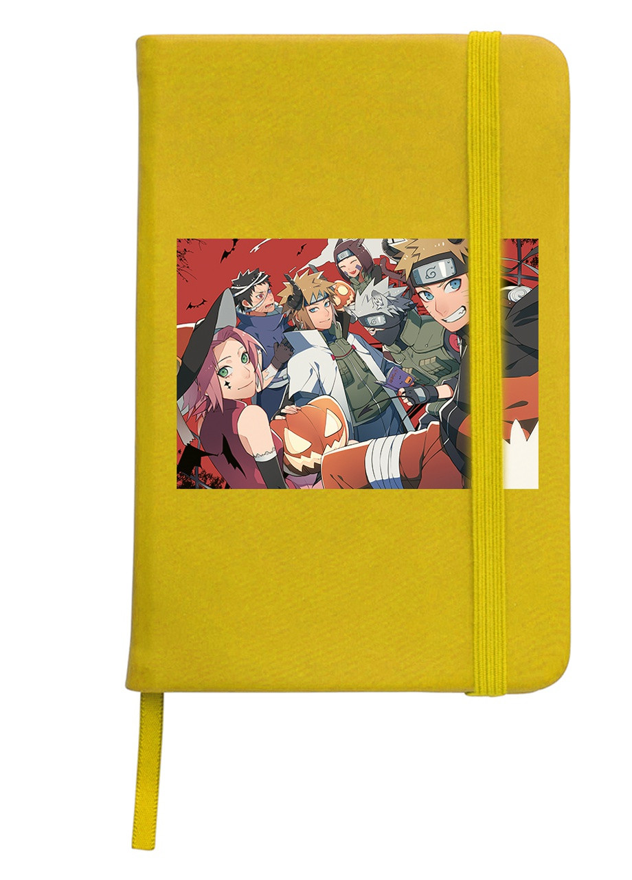 Блокнот А5 Наруто (Naruto) Жовтий (92228-3102-SY) MobiPrint (257329055)