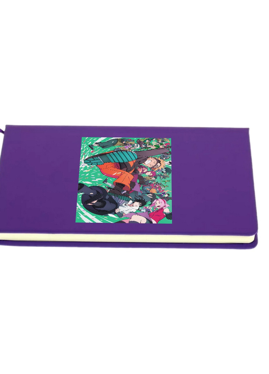 Блокнот А5 Наруто (Naruto) Фиолетовый (92228-3091-PU) MobiPrint (257328166)