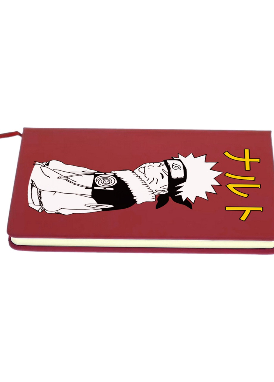 Блокнот А5 Наруто Узумакі (Naruto Uzumaki) Червоний (92228-3048-RD) MobiPrint (257324076)