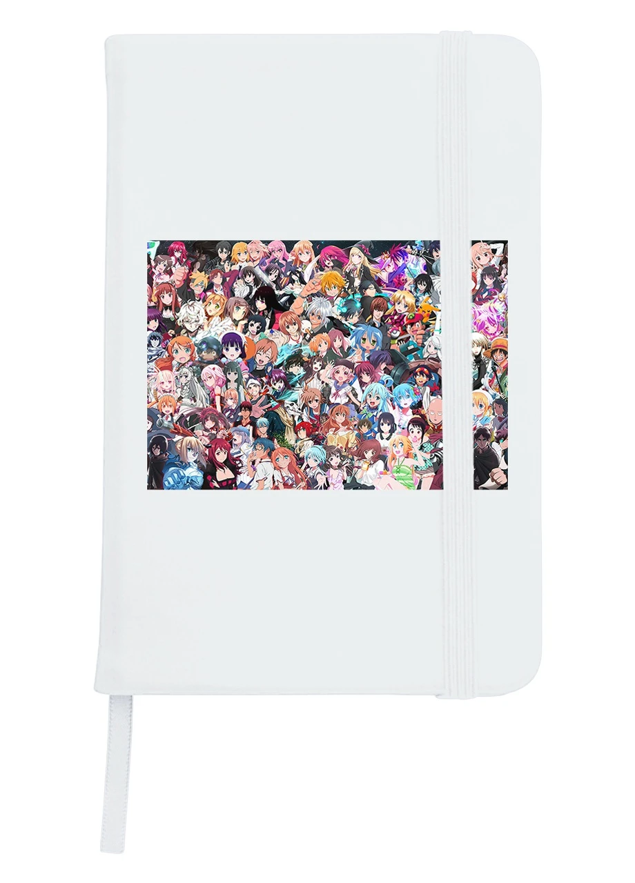 Блокнот А5 Аниме (Anime) Белый (92228-3108-WT) MobiPrint (257323424)