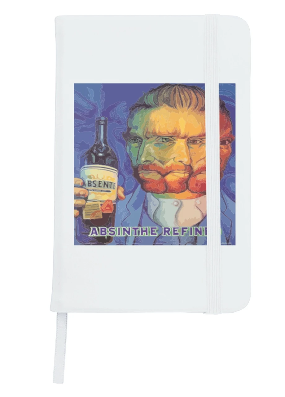 Блокнот А5 Вінсент Ван Гог (van Gogh Absine the refined) Білий (92228-2957-WT) MobiPrint (257325567)