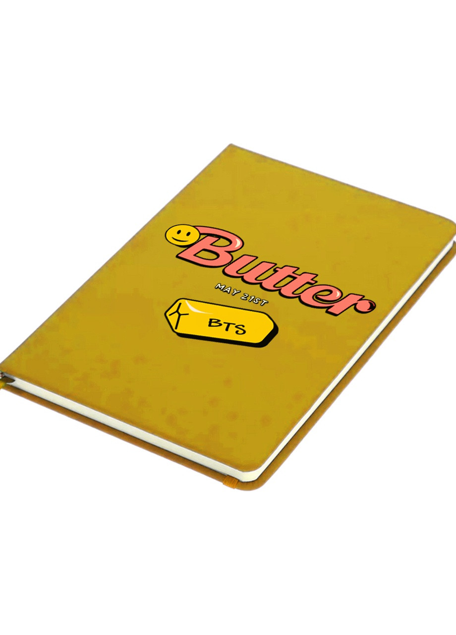Блокнот А5 Butter БТС (BTS) Желтый (92228-3257-SY) MobiPrint (257321390)