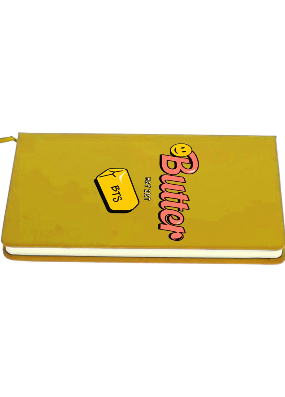Блокнот А5 Butter БТС (BTS) Желтый (92228-3257-SY) MobiPrint (257321390)