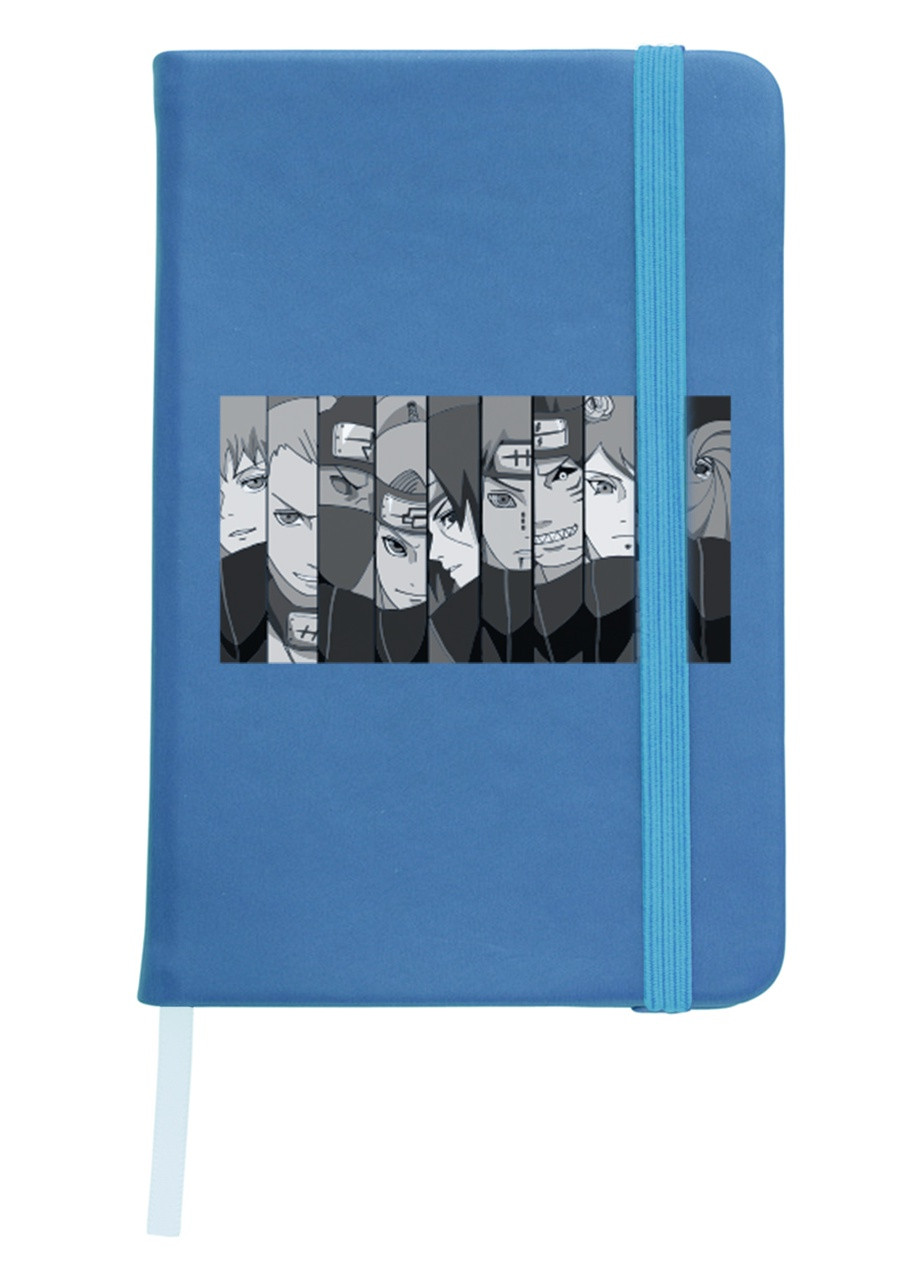 Блокнот А5 Наруто (Naruto) Світло-блакитний (92228-3047-SK) MobiPrint (257322950)