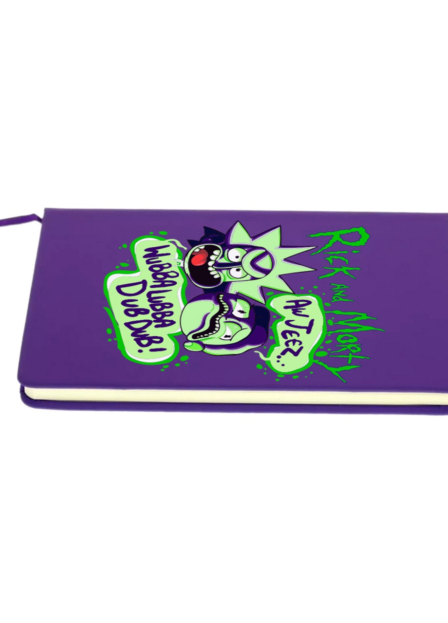 Блокнот А5 Рик Санчез Рик и Морти (Rick Sanchez Rick and Morty) Фиолетовый (92228-2937-PU) MobiPrint (257328764)