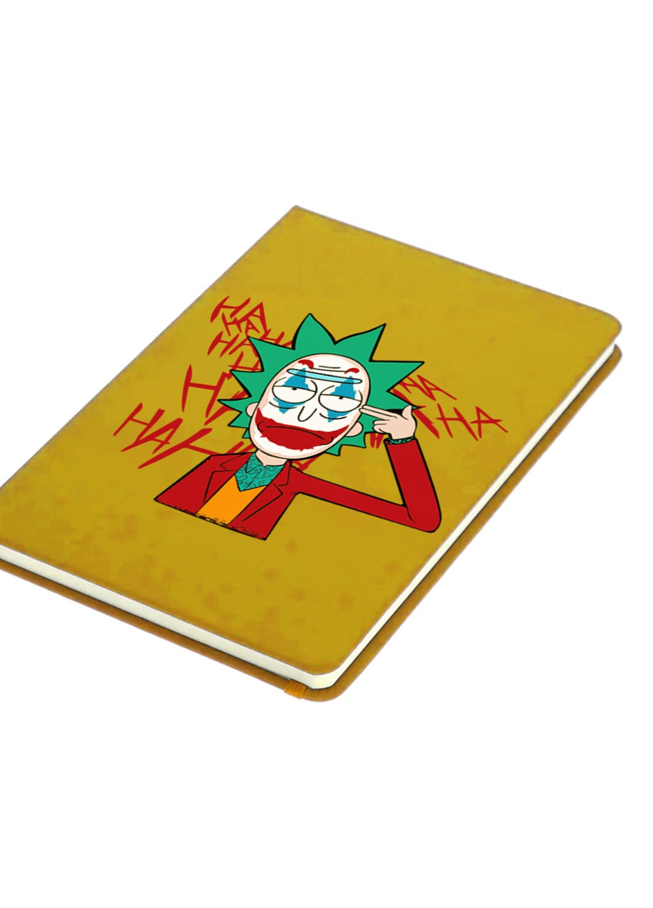 Блокнот А5 Рік Санчез Рік та Морті (Rick Sanchez Rick and Morty) Жовтий (92228-2932-SY) MobiPrint (257324103)
