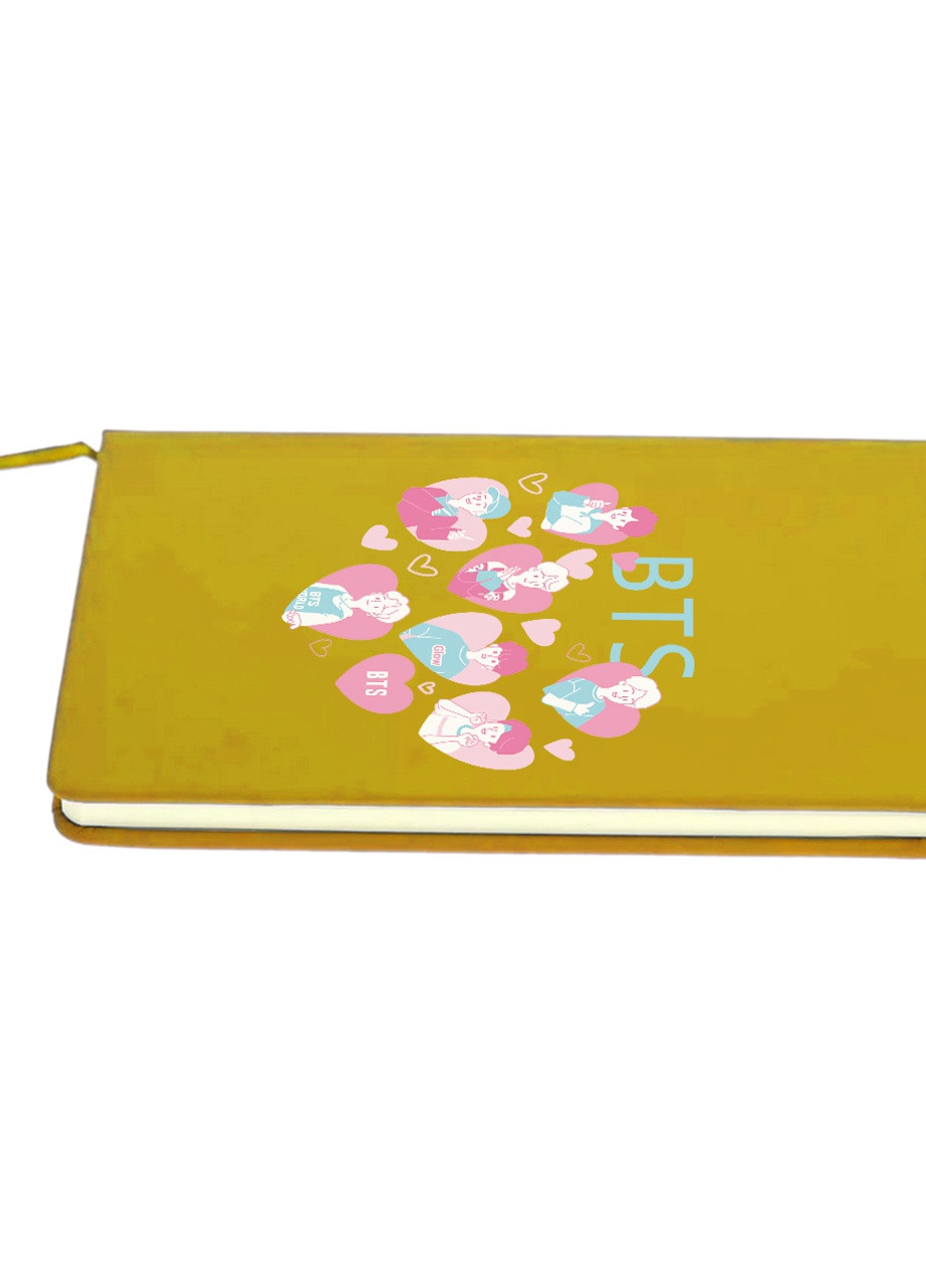Блокнот А5 БТС (BTS) Желтый (92228-3263-SY) MobiPrint (257321366)