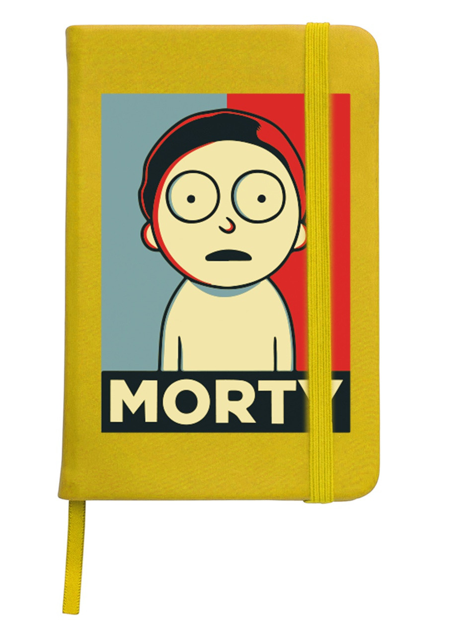 Блокнот А5 Рік Санчез Рік та Морті (Rick Sanchez Rick and Morty) Жовтий (92228-2931-SY) MobiPrint (257324899)