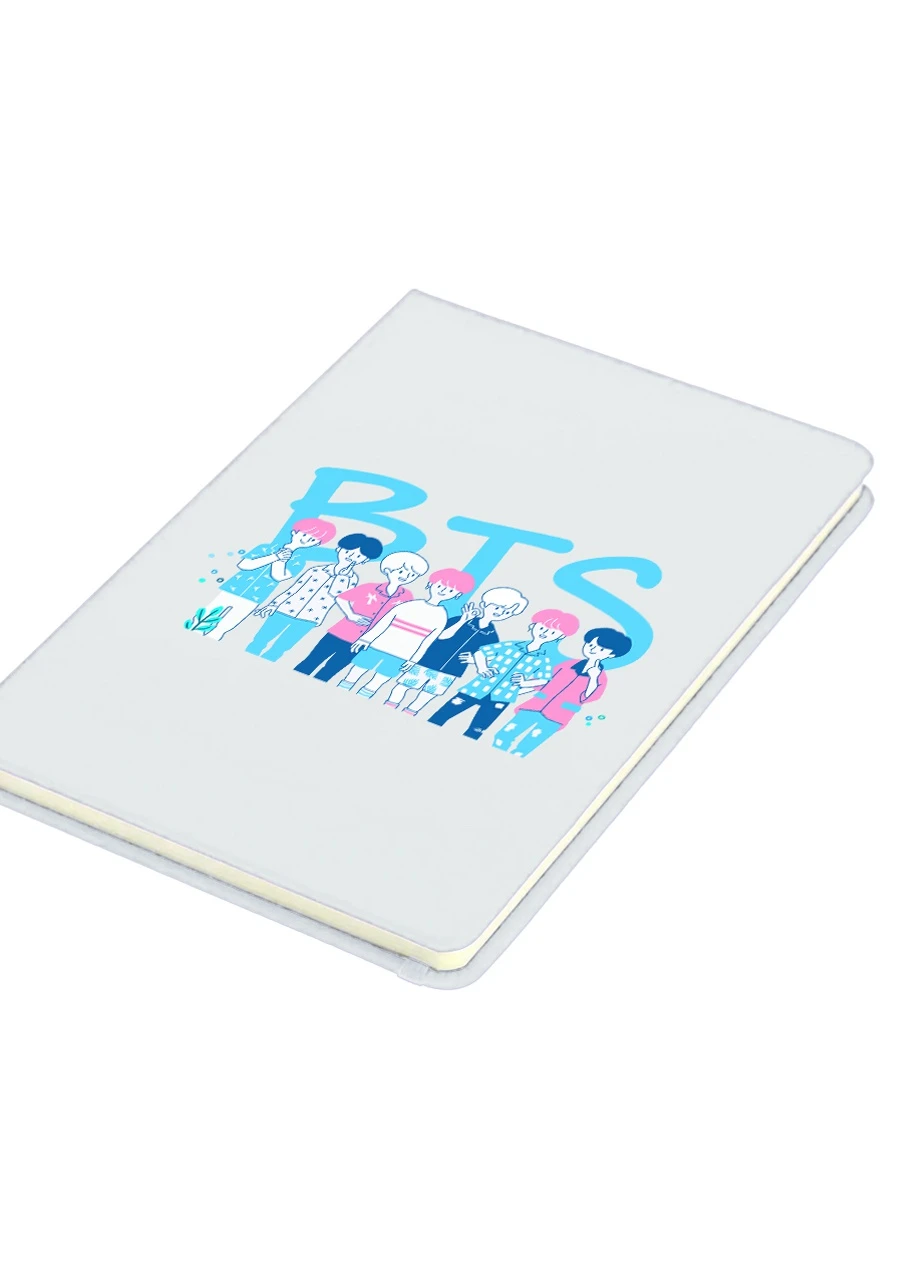 Блокнот А5 БТС (BTS) Білий (92228-3265-WT) MobiPrint (257325781)
