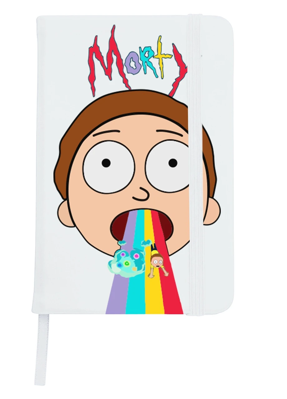 Блокнот А5 Рік Санчез та Морті Сміт Рік та Морті (Rick and Morty) Білий (92228-2946-WT) MobiPrint (257323890)