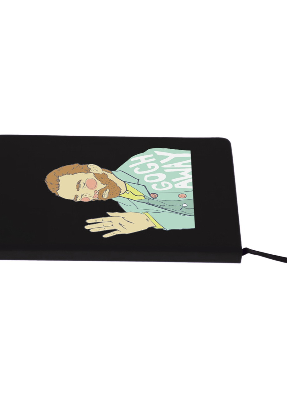 Блокнот А5 Вінсент Ван Гог (Vincent van Gogh) Чорний (92228-2949-BK) MobiPrint (257325470)