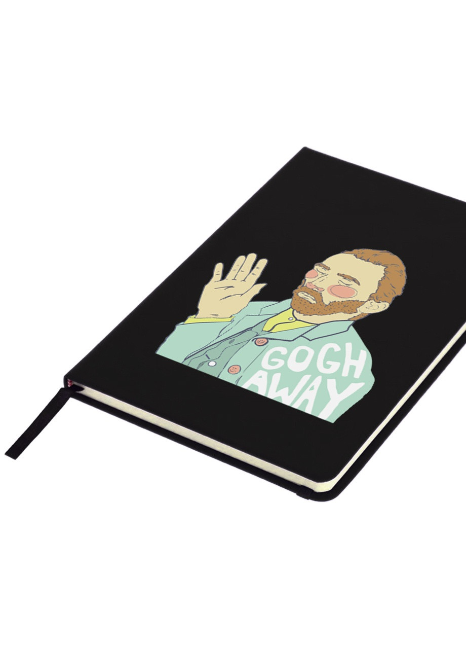 Блокнот А5 Вінсент Ван Гог (Vincent van Gogh) Чорний (92228-2949-BK) MobiPrint (257325470)
