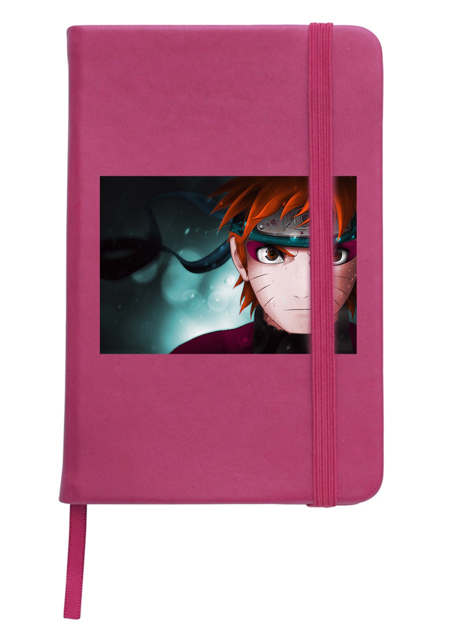 Блокнот А5 Наруто Узумаки (Naruto Uzumaki) Малиновый (92228-3085-FU) MobiPrint (257322179)