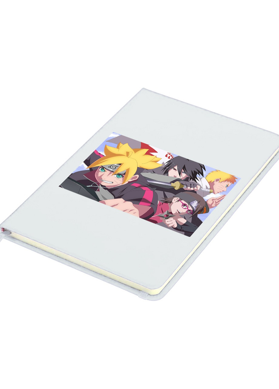 Блокнот А5 Наруто (Naruto) Белый (92228-3106-WT) MobiPrint (257324990)