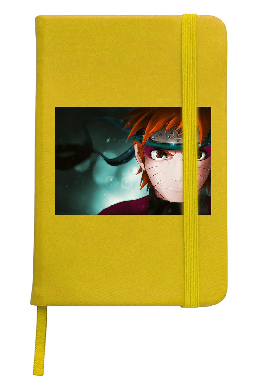 Блокнот А5 Наруто Узумаки (Naruto Uzumaki) Желтый (92228-3085-SY) MobiPrint (257324557)