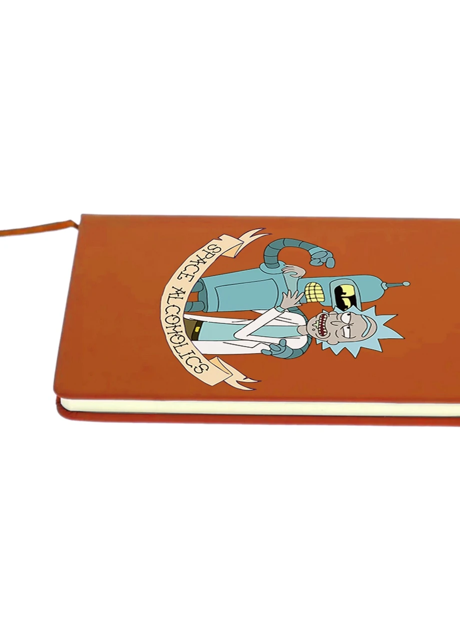 Блокнот А5 Рік Санчез Рік та Морті (Rick Sanchez Rick and Morty) Помаранчевий (92228-2943-OG) MobiPrint (257328869)