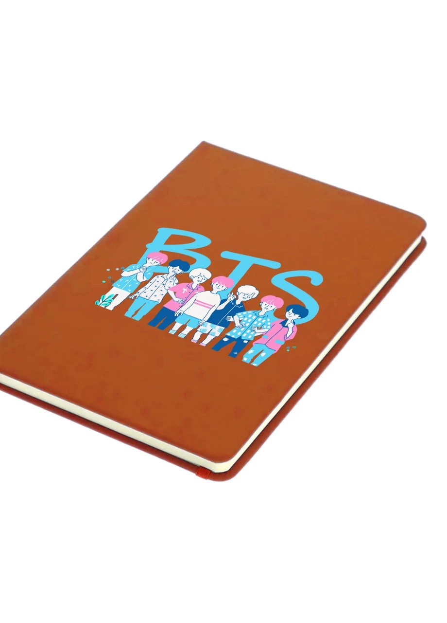 Блокнот А5 БТС (BTS) Оранжевый (92228-3265-OG) MobiPrint (257326021)