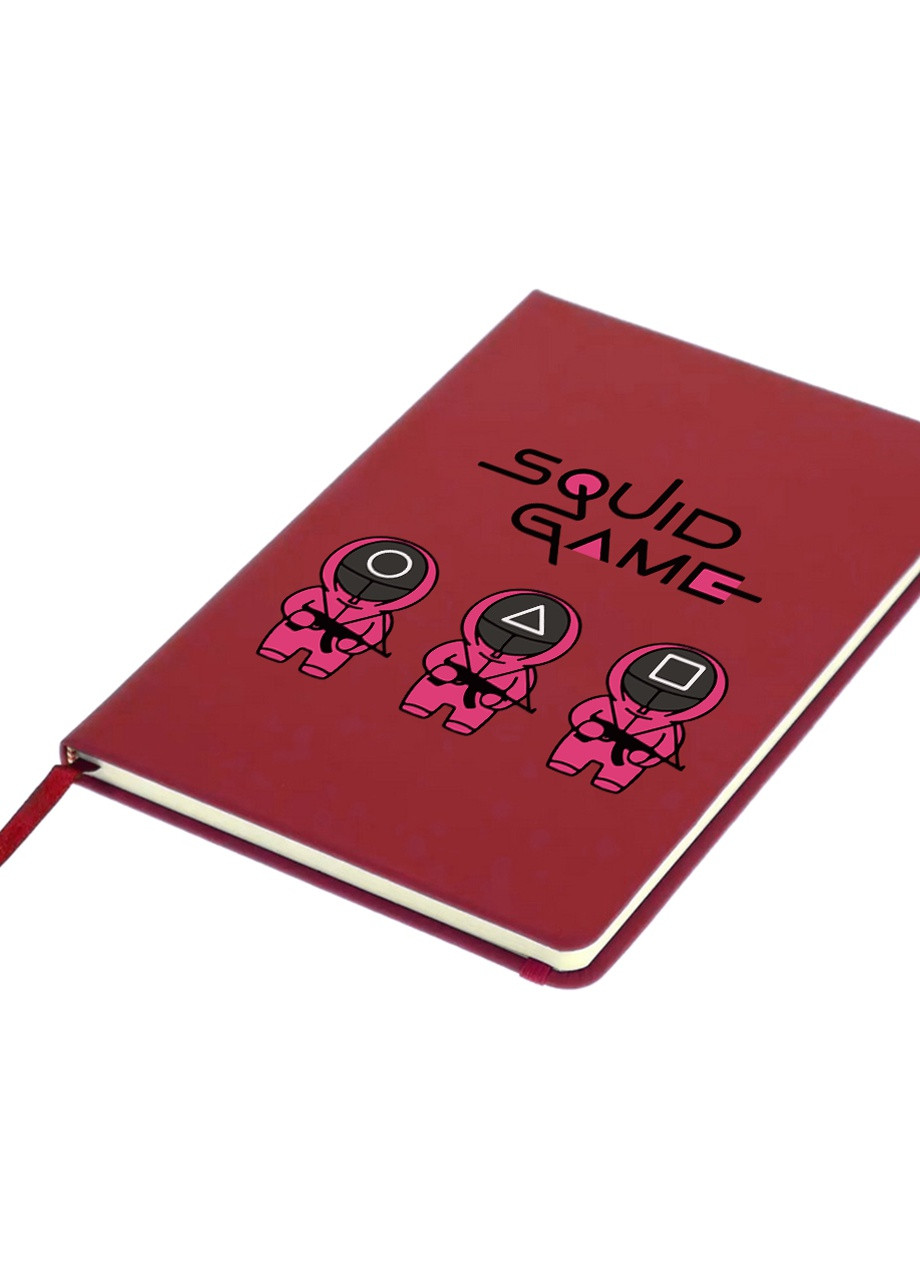 Блокнот А5 Гра в кальмара (Squid Game) Червоний (92228-3376-RD) MobiPrint (257326074)
