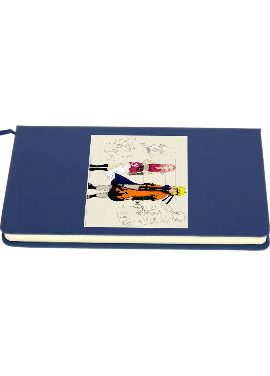 Блокнот А5 Наруто (Naruto) Темно-синій (92228-3082-NB) MobiPrint (257327181)