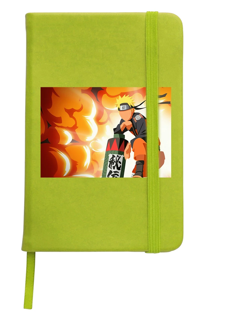 Блокнот А5 Наруто Узумакі (Naruto Uzumaki) Салатовий (92228-3112-LM) MobiPrint (257326466)