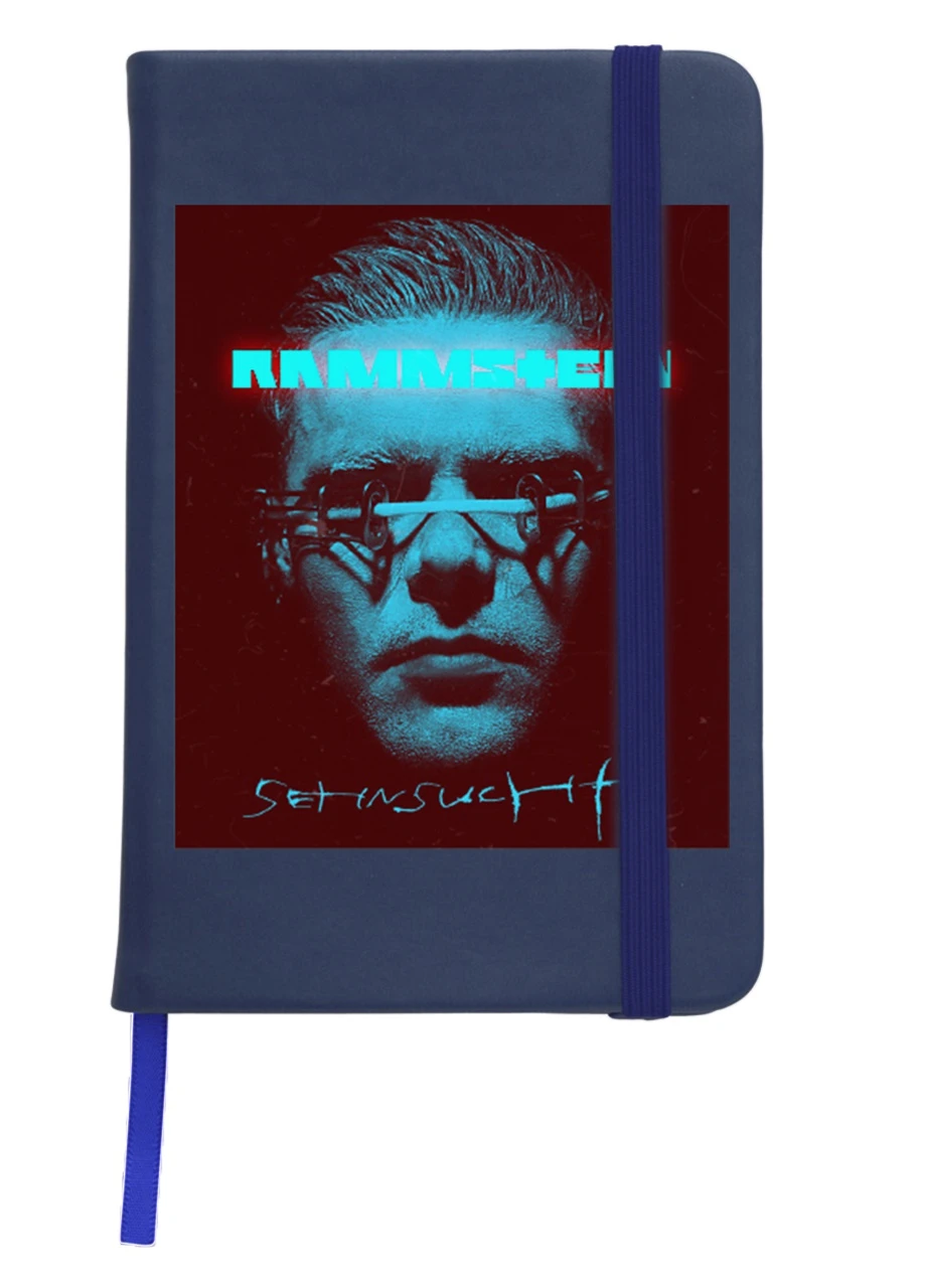 Блокнот А5 Рамштайн (Rammstein) Темно-синій (92228-2975-NB) MobiPrint (257324746)