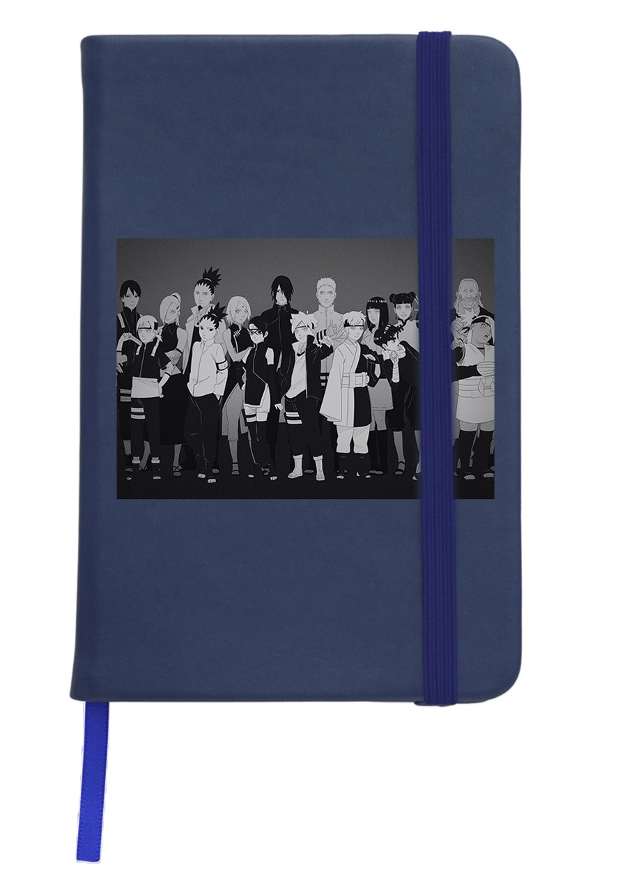 Блокнот А5 Наруто (Naruto) Темно-синий (92228-3105-NB) MobiPrint (257322173)