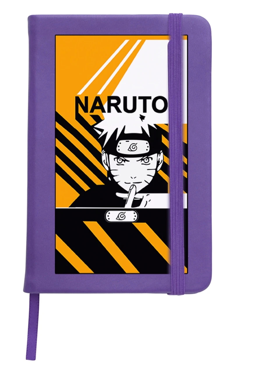 Блокнот А5 Наруто Узумакі (Naruto Uzumaki) Фіолетовий (92228-3041-PU) MobiPrint (257323085)