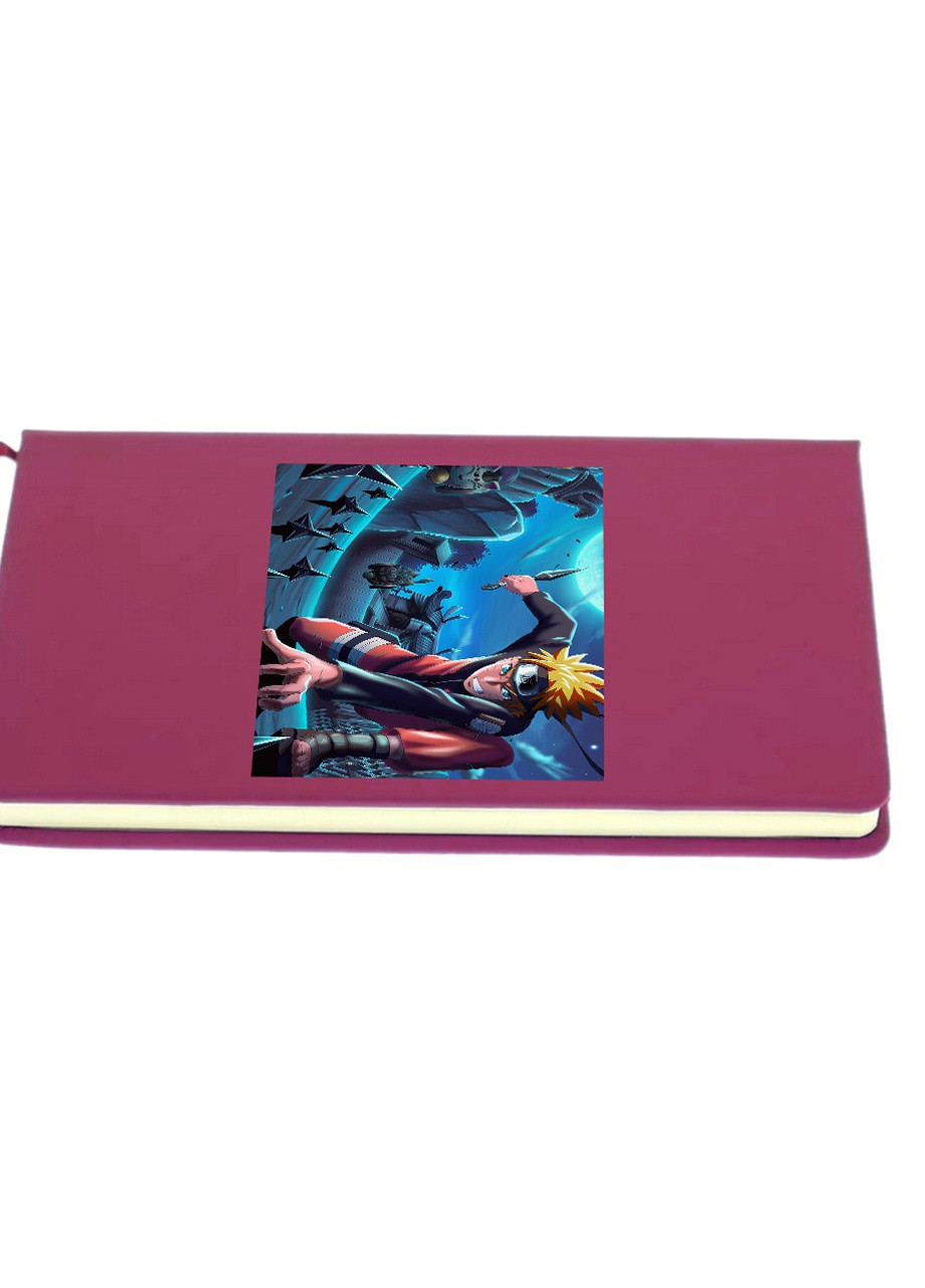 Блокнот А5 Наруто Узумакі (Naruto Uzumaki) Малиновий (92228-3113-FU) MobiPrint (257321869)