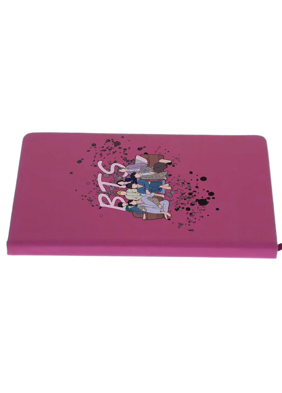 Блокнот А5 БТС (BTS) Малиновий (92228-3256-FU) MobiPrint (257322679)