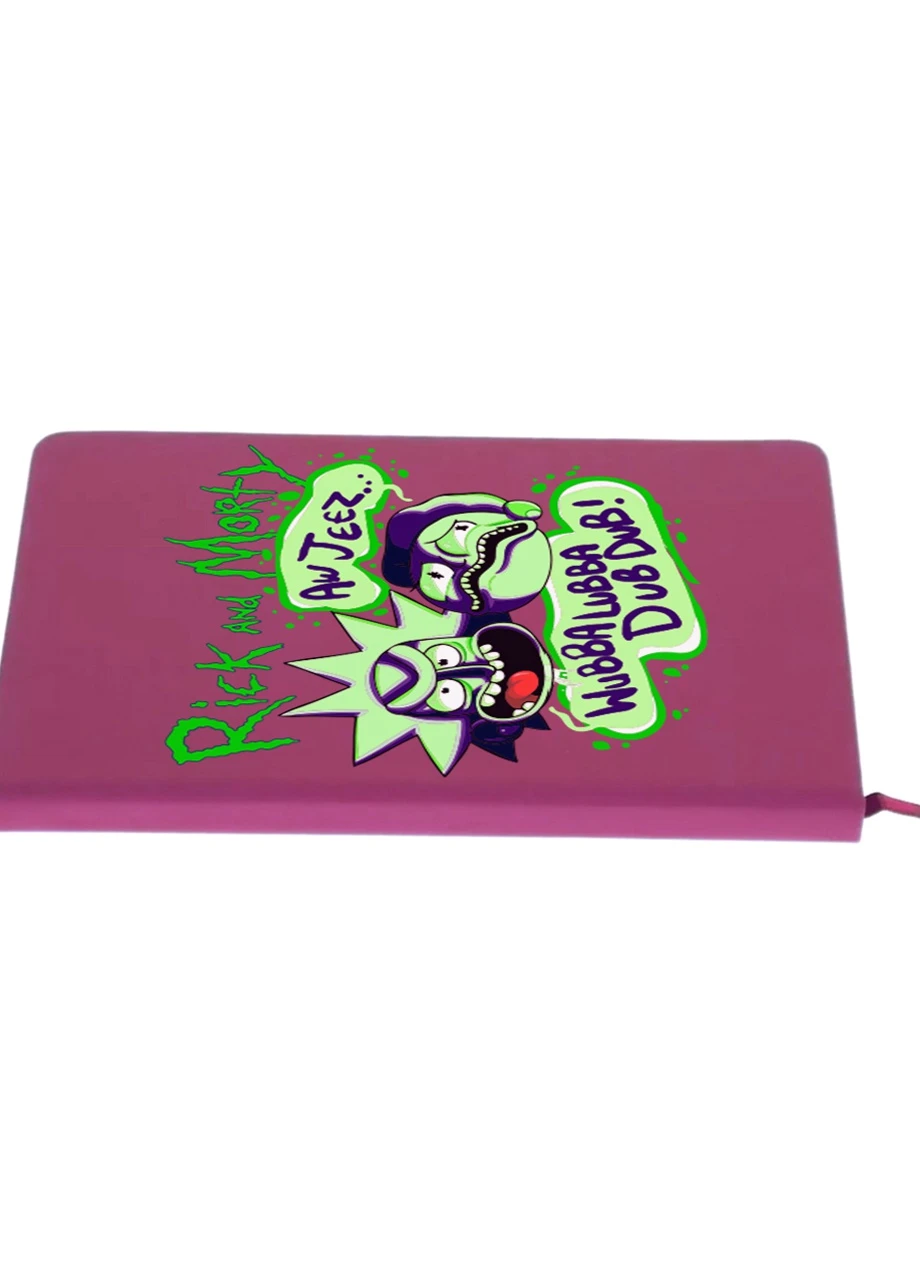 Блокнот А5 Рик Санчез Рик и Морти (Rick Sanchez Rick and Morty) Малиновый (92228-2937-FU) MobiPrint (257328274)