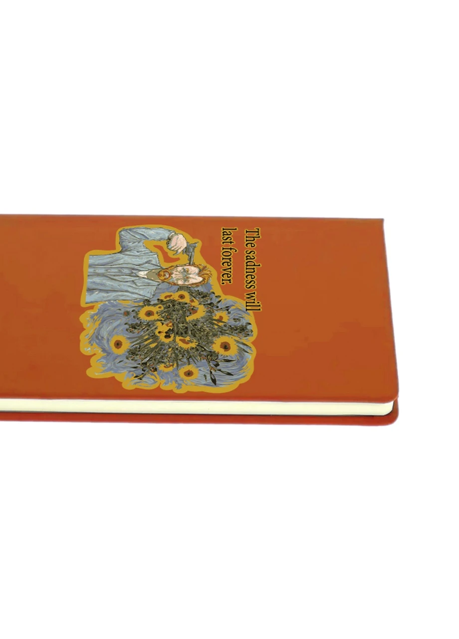Блокнот А5 Вінсент Ван Гог (Vincent van Gogh) Помаранчевий (92228-2955-OG) MobiPrint (257322729)