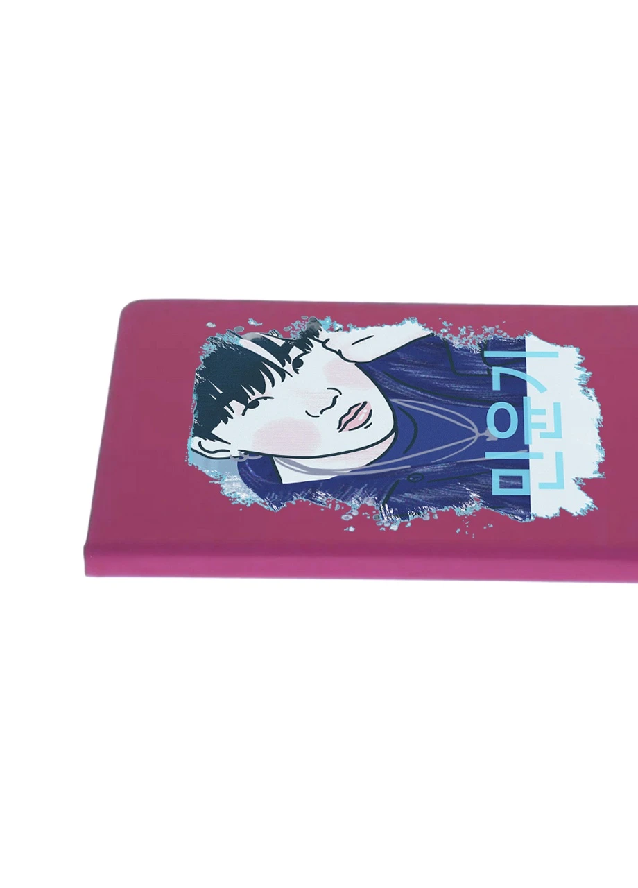 Блокнот А5 Мін Юнгі БТС (Min Yoongi BTS) Малиновий (92228-3260-FU) MobiPrint (257325665)