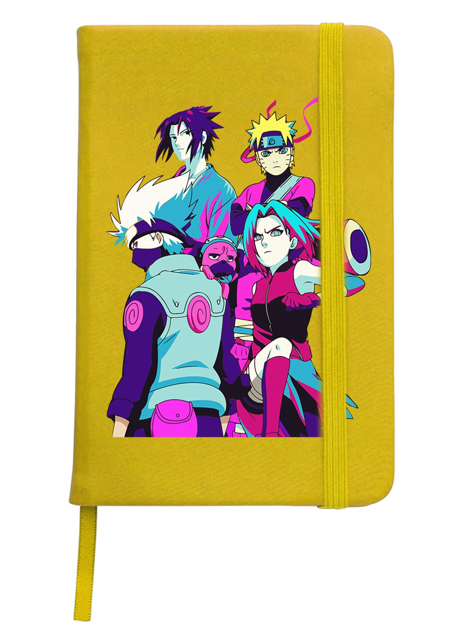Блокнот А5 Наруто (Naruto) Жовтий (92228-3335-SY) MobiPrint (257323688)