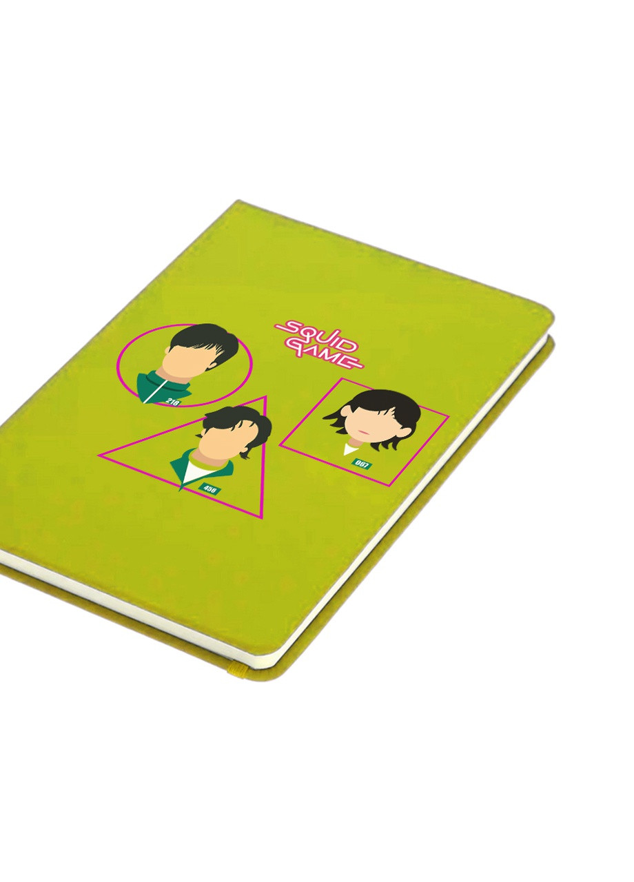 Блокнот А5 Гра в кальмара (Squid Game) Салатовий (92228-3352-LM) MobiPrint (257326491)