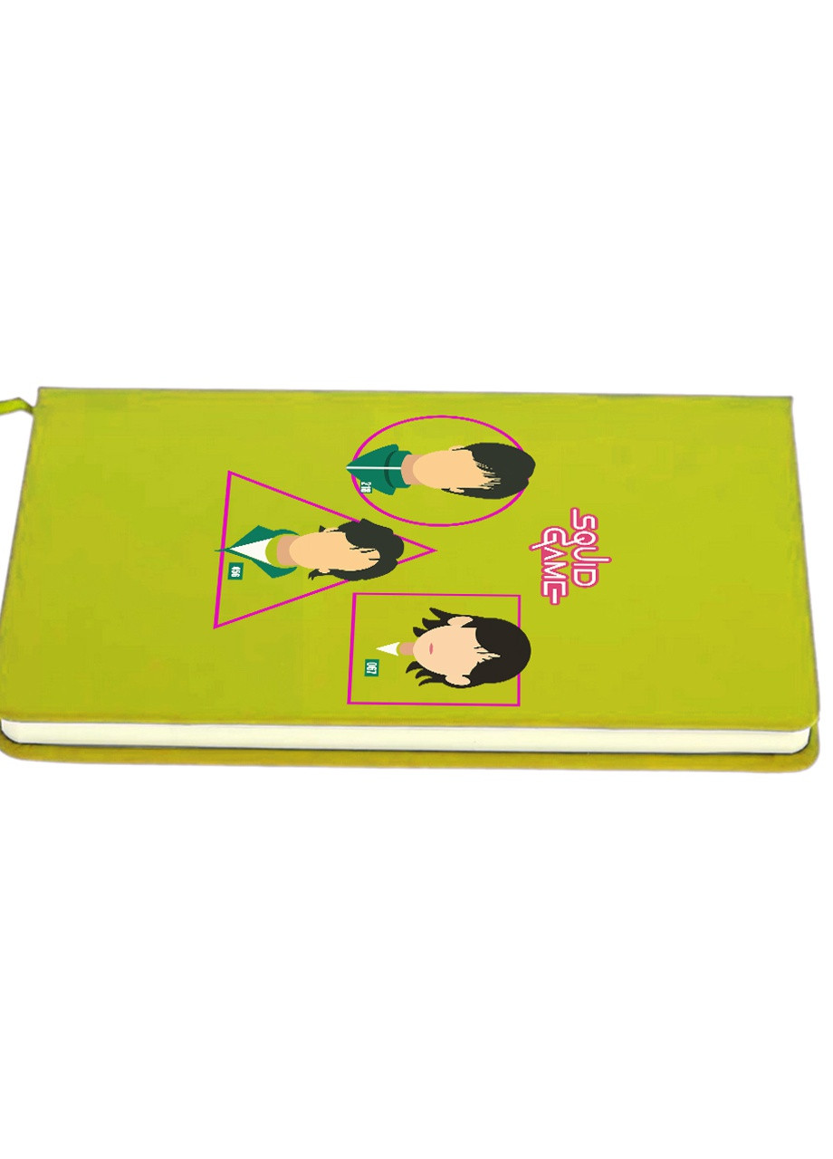 Блокнот А5 Гра в кальмара (Squid Game) Салатовий (92228-3352-LM) MobiPrint (257326491)