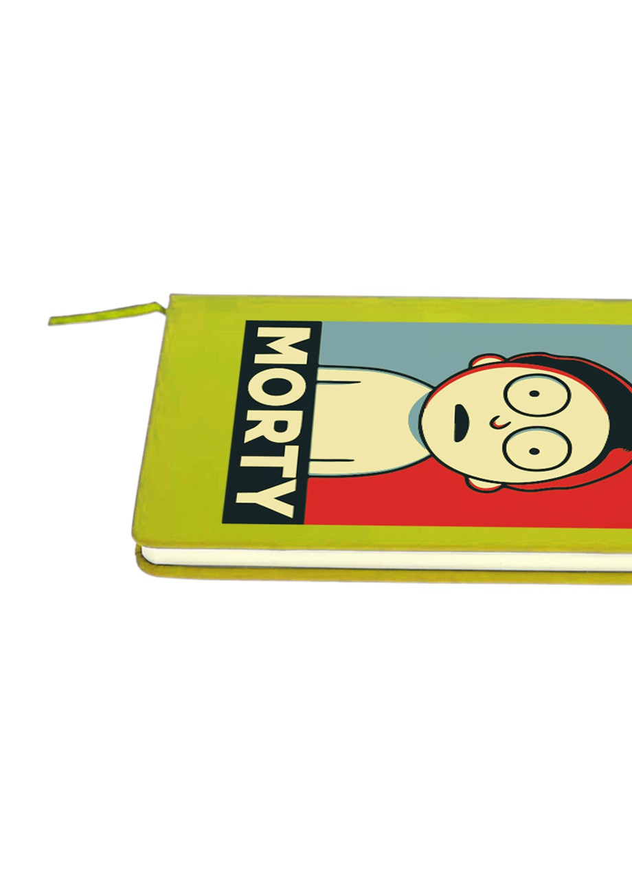 Блокнот А5 Рік Санчез Рік та Морті (Rick Sanchez Rick and Morty) Салатовий (92228-2931-LM) MobiPrint (257326415)