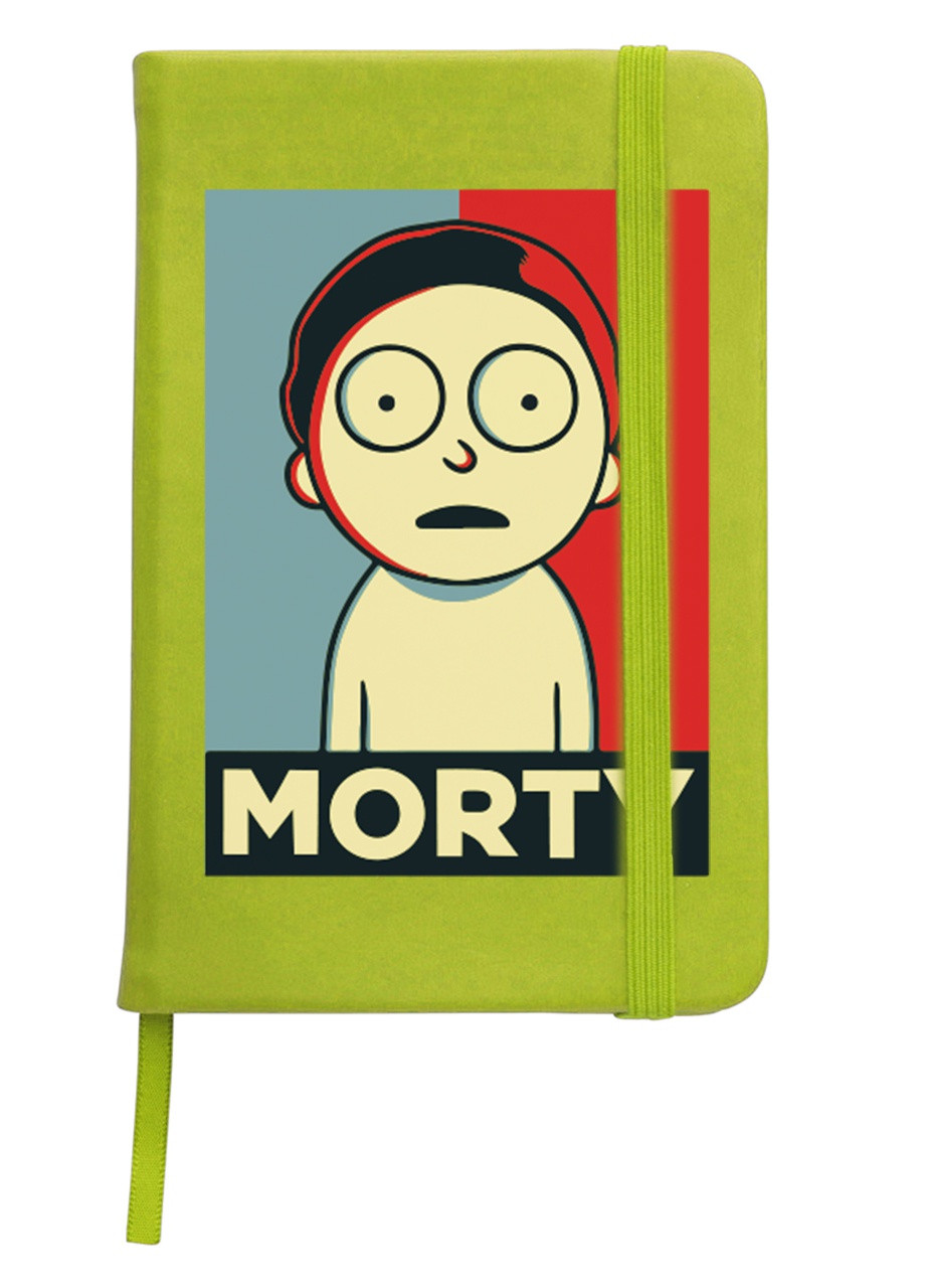 Блокнот А5 Рік Санчез Рік та Морті (Rick Sanchez Rick and Morty) Салатовий (92228-2931-LM) MobiPrint (257326415)