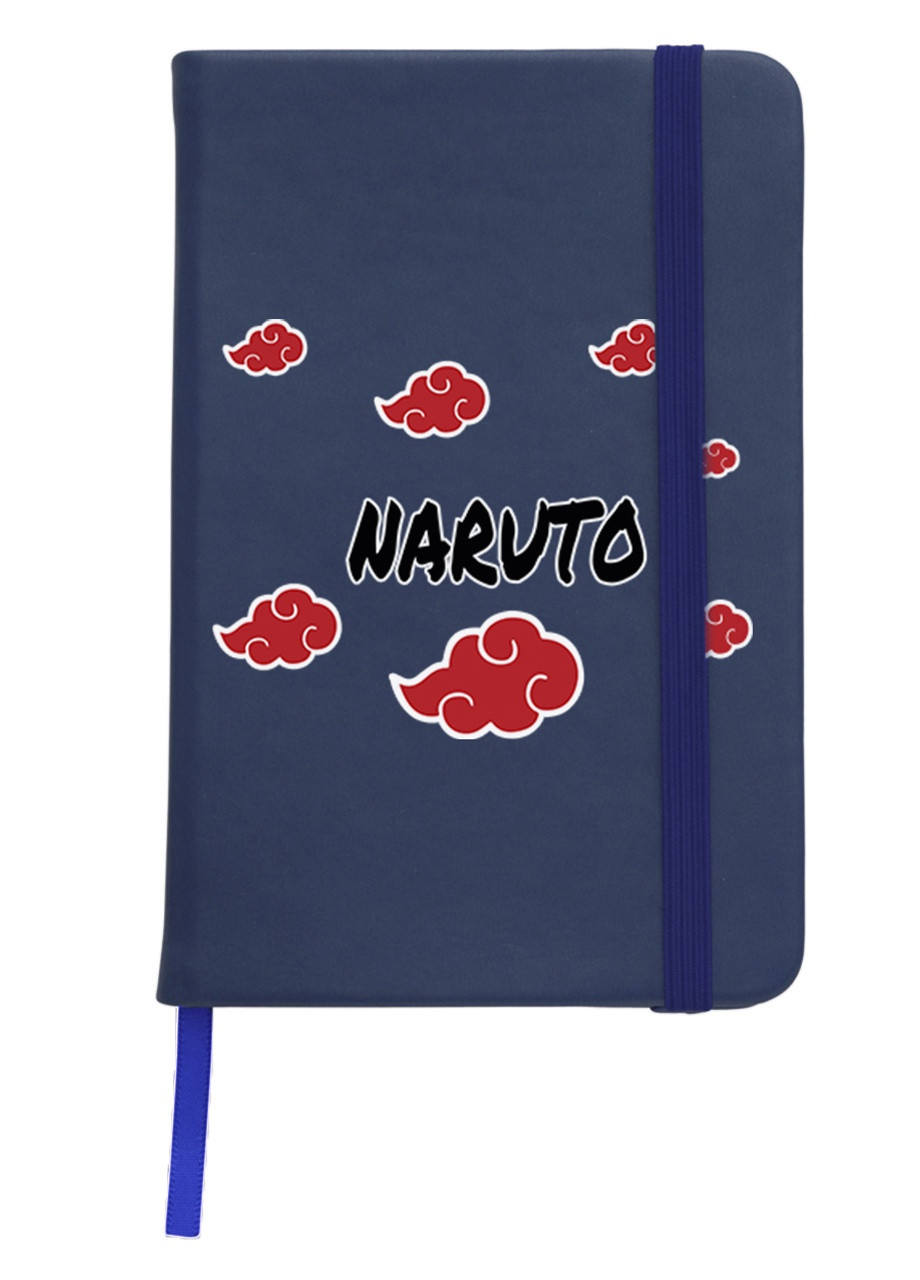 Блокнот А5 Облако Акацуки Наруто ( Akatsuki Naruto) Темно-синий (92228-3053-NB) MobiPrint (257323933)