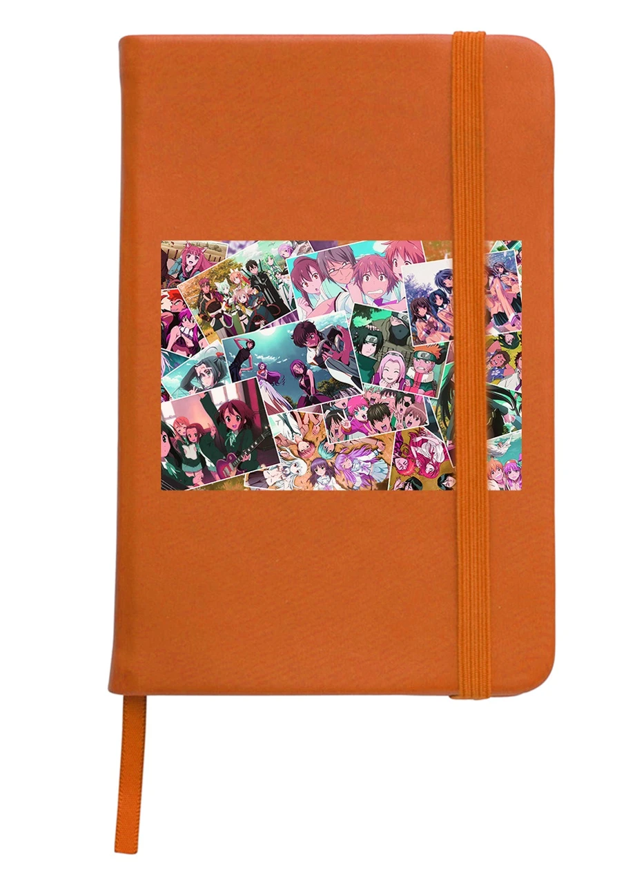 Блокнот А5 Аніме (Anime) Помаранчевий (92228-3098-OG) MobiPrint (257322208)