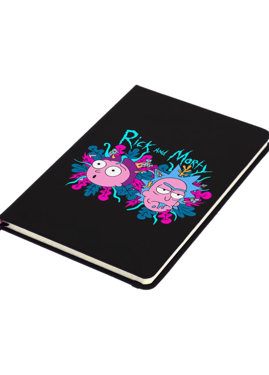 Блокнот А5 Рік Санчез Рік та Морті (Rick Sanchez Rick and Morty) Чорний (92228-2947-BK) MobiPrint (257327337)