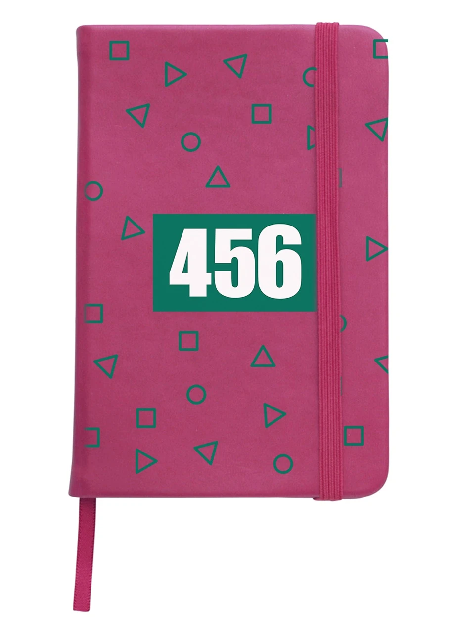 Блокнот А5 Номер 456 Ли Чжунг-Чжае Игра в кальмара (Squid Game) Малиновый (92228-3362-FU) MobiPrint (257322314)