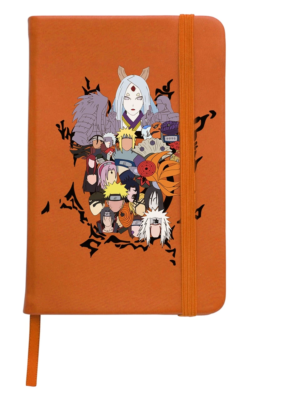 Блокнот А5 Наруто (Naruto) Помаранчевий (92228-3334-OG) MobiPrint (257326661)