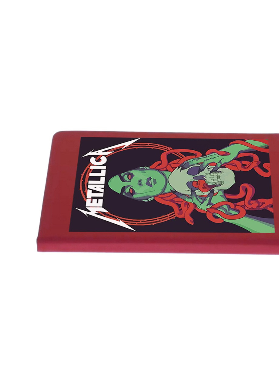 Блокнот А5 Металіка (Metallica) Червоний (92228-2983-RD) MobiPrint (257327387)
