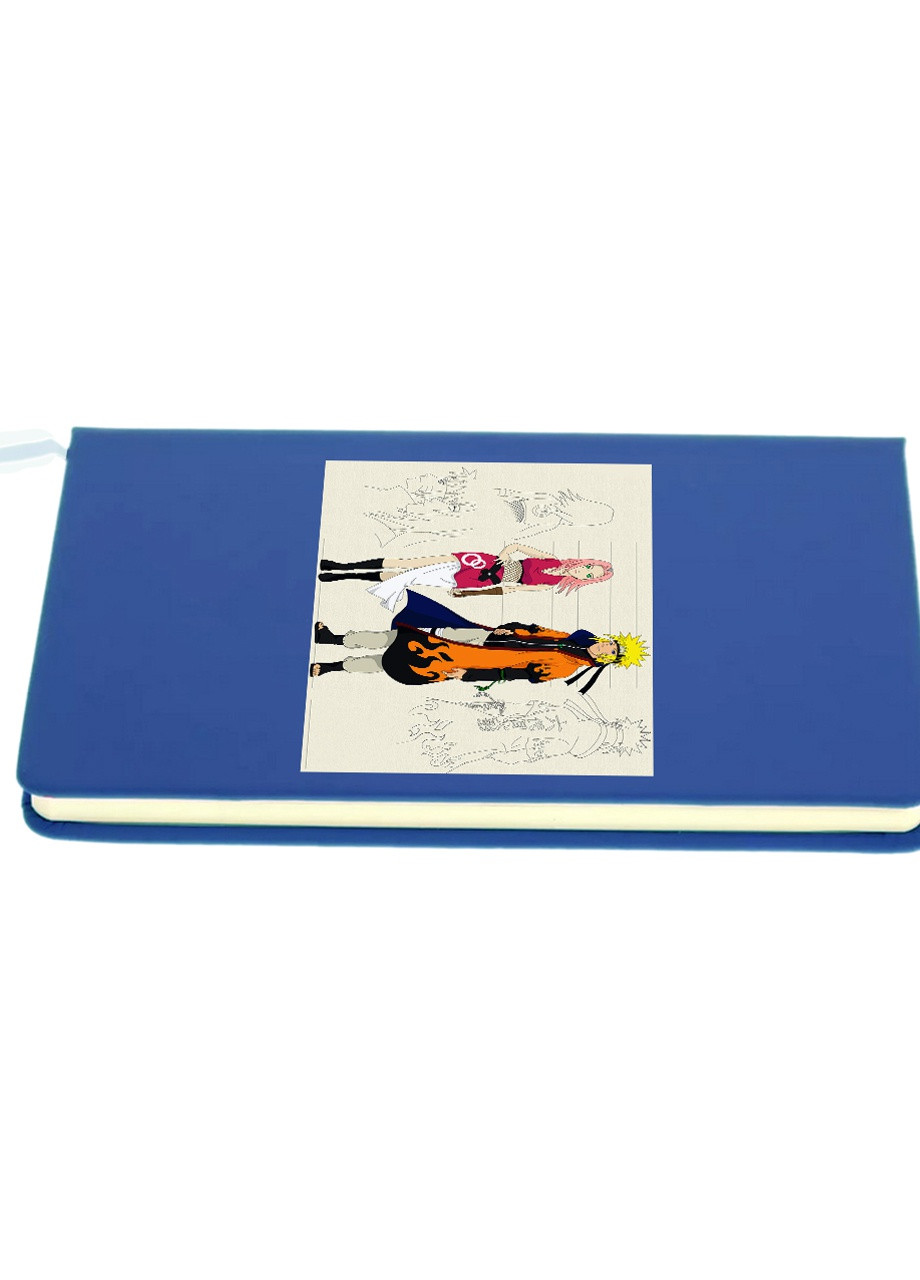 Блокнот А5 Наруто (Naruto) Светло-голубой (92228-3082-SK) MobiPrint (257328516)