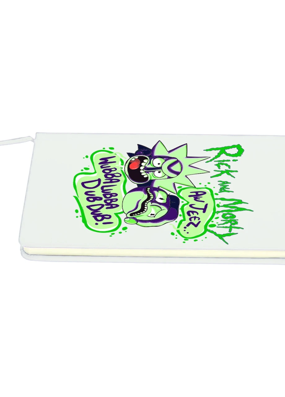 Блокнот А5 Рік Санчез Рік та Морті (Rick Sanchez Rick and Morty) Білий (92228-2937-WT) MobiPrint (257328586)