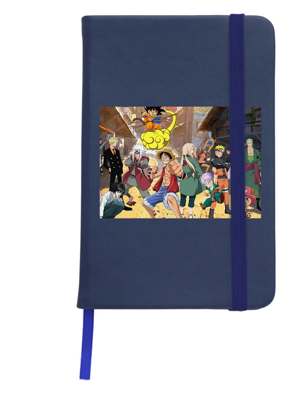 Блокнот А5 Аниме (Anime) Темно-синий (92228-3097-NB) MobiPrint (257326861)