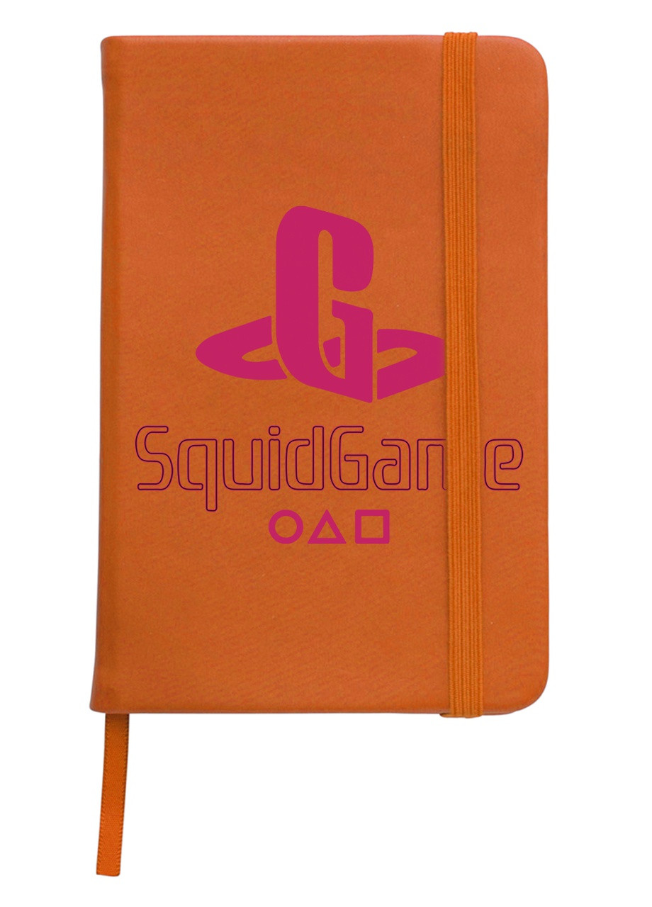Блокнот А5 Игра в кальмара (PlayStation Squid Game) Оранжевый (92228-3370-OG) MobiPrint (257328805)